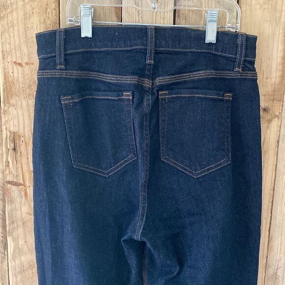BLDWN Vented Hi Rise Skinny Jean Abyss Blue Dark Wash Size 29 - Picture 5 of 16